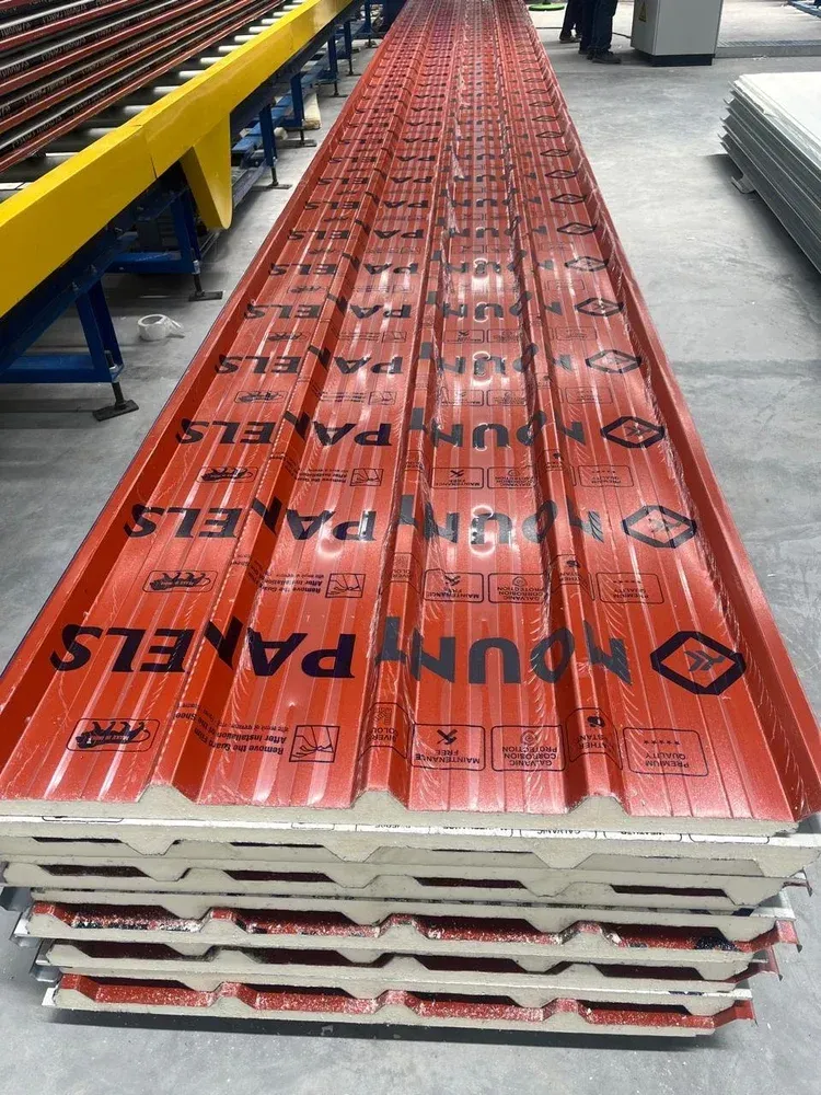 Image of PUF Roof Panel (Brick Red Mount Lamination)